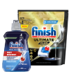 Finish Ultimate Plus and Rinse Aid
